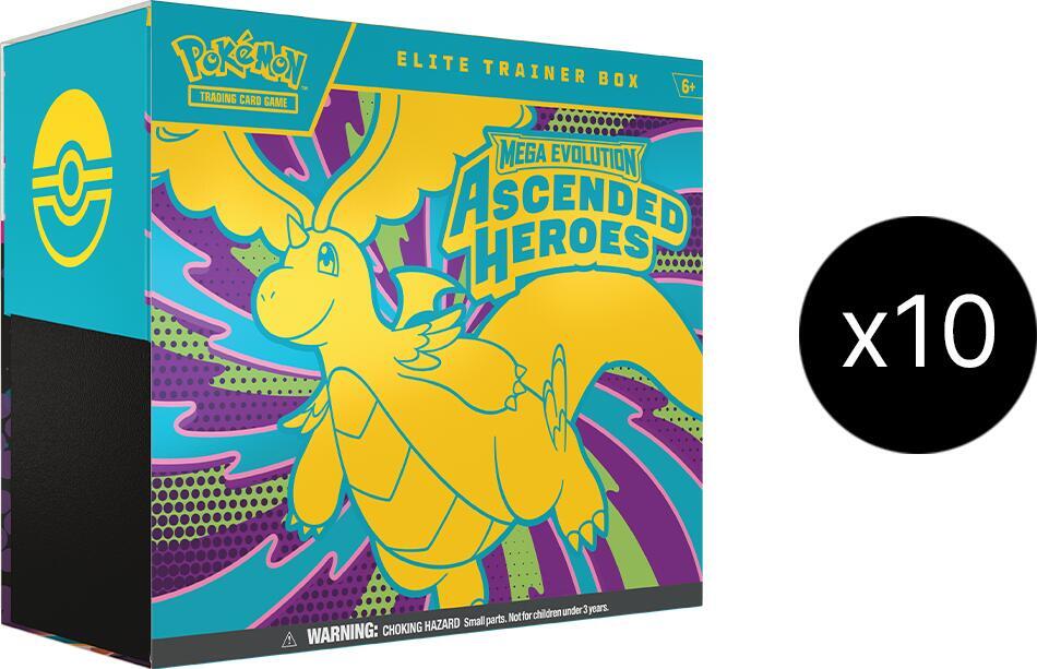 ASCENDED HEROES ELITE TRAINER BOX CASE 4 ASCENDED HEROES ELITE TRAINER BOX CASE
