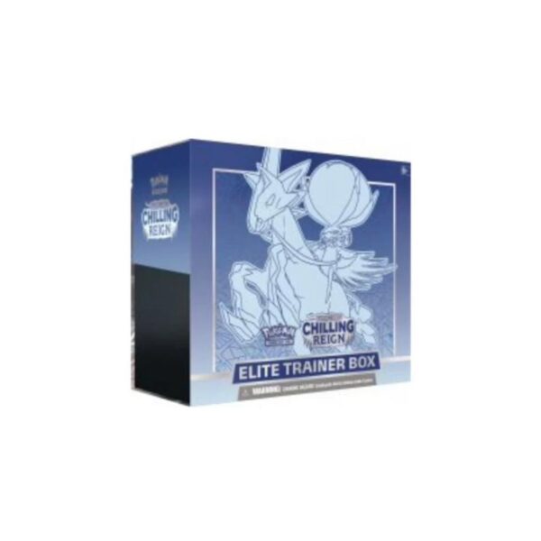 CHILLING REIGN ELITE TRAINER BOX ICE RYDER CALYREX 4 CHILLING REIGN ELITE TRAINER BOX ICE RYDER CALYREX