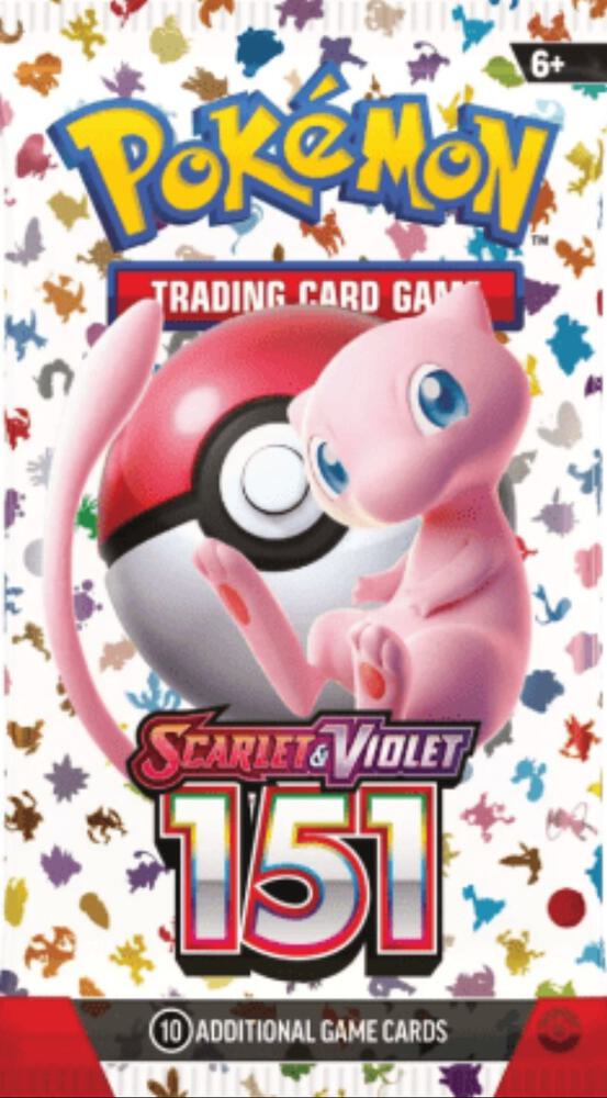 151 Booster Pack - SV: Scarlet & Violet 151 (MEW) 4 151 Booster Pack - SV: Scarlet & Violet 151 (MEW)